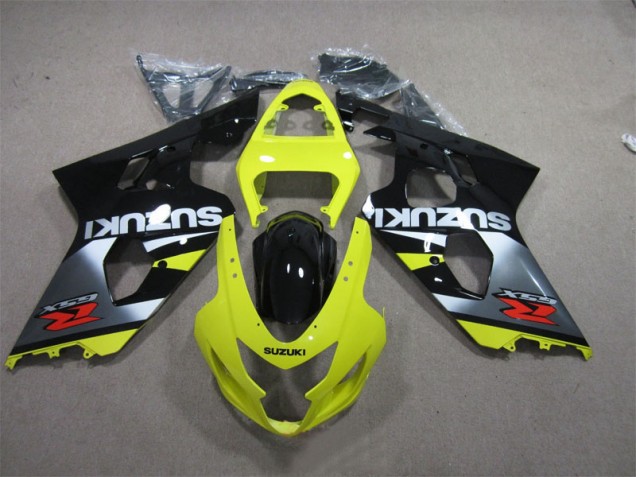 Affordable 2004-2005 Yellow Black Suzuki GSXR600 Motorcycle Bodywork UK Affordable 2004-2005 Yellow Black Suzuki GSXR600 Motorcycle Bodywork UK