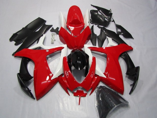 Affordable 2006-2007 Red Black Suzuki GSXR600 Motorcycle Replacement Fairings UK Affordable 2006-2007 Red Black Suzuki GSXR600 Motorcycle Replacement Fairings UK