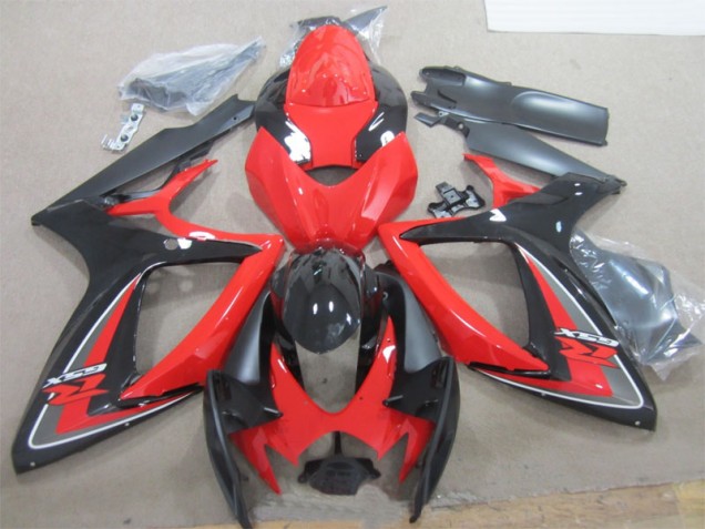 Affordable 2006-2007 Black Red Suzuki GSXR600 Motorcylce Fairings UK Affordable 2006-2007 Black Red Suzuki GSXR600 Motorcylce Fairings UK