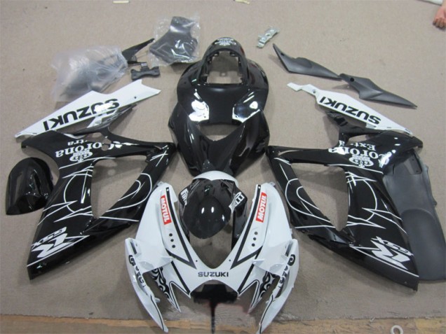 Affordable 2006-2007 Black White Corona Extra Motul Suzuki GSXR600 Motorcycle Fairings UK Affordable 2006-2007 Black White Corona Extra Motul Suzuki GSXR600 Motorcycle Fairings UK