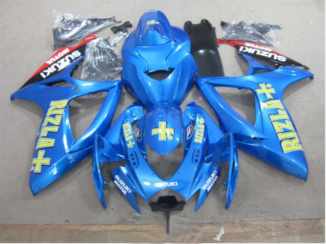 Affordable 2006-2007 Blue Yellow Rizla Suzuki GSXR600 Motorbike Fairing UK Affordable 2006-2007 Blue Yellow Rizla Suzuki GSXR600 Motorbike Fairing UK