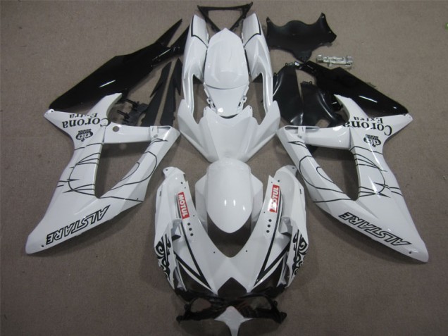 Affordable 2008-2010 White Black Corona Extra Motul Suzuki GSXR600 Motorbike Fairing UK Affordable 2008-2010 White Black Corona Extra Motul Suzuki GSXR600 Motorbike Fairing UK