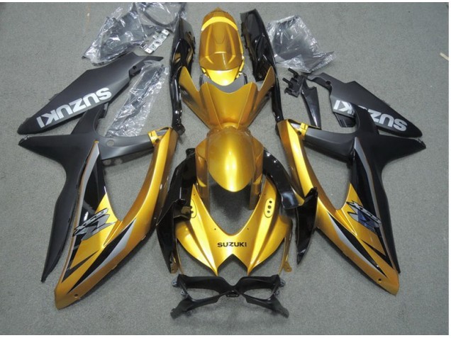 Affordable 2008-2010 Black Gold Suzuki GSXR600 Motor Bike Fairings UK Affordable 2008-2010 Black Gold Suzuki GSXR600 Motor Bike Fairings UK
