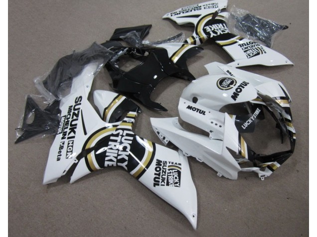 Affordable 2011-2021 White Lucky Strike Black Motul Suzuki GSXR600 Motor Fairings UK Affordable 2011-2021 White Lucky Strike Black Motul Suzuki GSXR600 Motor Fairings UK