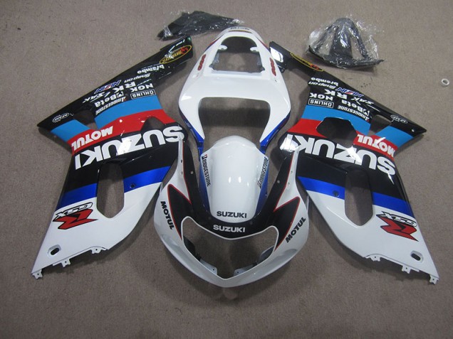 Affordable 2001-2003 White Blue Red Motul Suzuki GSXR750 Motorbike Fairing UK Affordable 2001-2003 White Blue Red Motul Suzuki GSXR750 Motorbike Fairing UK
