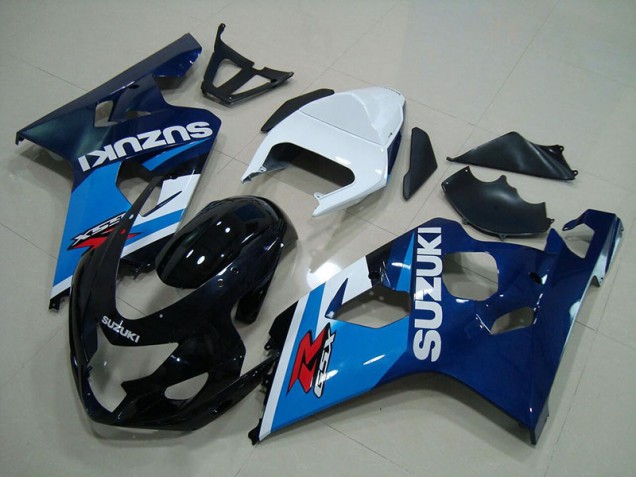 Affordable 2004-2005 Blue White Suzuki GSXR750 Motorbike Fairing UK Affordable 2004-2005 Blue White Suzuki GSXR750 Motorbike Fairing UK