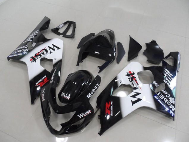 Affordable 2004-2005 Black West Suzuki GSXR750 Bike Fairing Kit UK Affordable 2004-2005 Black West Suzuki GSXR750 Bike Fairing Kit UK