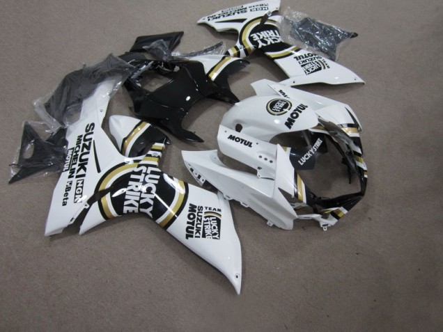 Affordable 2011-2021 White Lucky Strike Black Motul Suzuki GSXR750 Bike Fairings UK Affordable 2011-2021 White Lucky Strike Black Motul Suzuki GSXR750 Bike Fairings UK