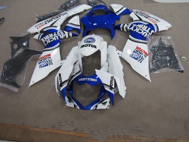 Affordable 2011-2021 White Lucky Strike Motul Suzuki GSXR750 Motorbike Fairing UK Affordable 2011-2021 White Lucky Strike Motul Suzuki GSXR750 Motorbike Fairing UK