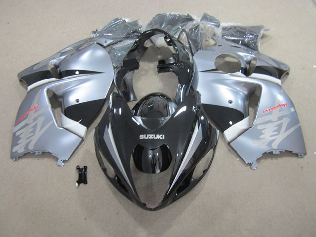 Affordable 1996-2007 Black Silver Suzuki GSXR1300 Hayabusa Motorcyle Fairings UK Affordable 1996-2007 Black Silver Suzuki GSXR1300 Hayabusa Motorcyle Fairings UK
