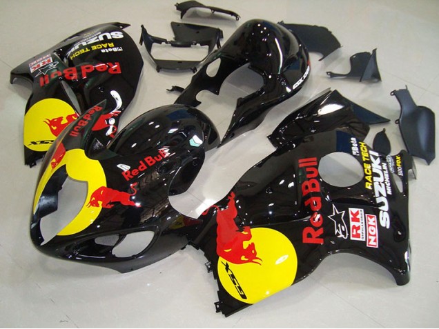 Affordable 1996-2007 Black Yellow Red Bull Suzuki GSXR1300 Hayabusa Motorcycle Fairing Kits UK Affordable 1996-2007 Black Yellow Red Bull Suzuki GSXR1300 Hayabusa Motorcycle Fairing Kits UK