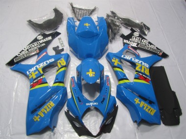 Affordable 2007-2008 Blue Rizla Suzuki GSXR1000 Motorbike Fairing UK
