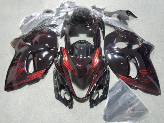 Affordable 2008-2019 Black Red Suzuki GSXR1300 Hayabusa Bike Fairings UK Affordable 2008-2019 Black Red Suzuki GSXR1300 Hayabusa Bike Fairings UK