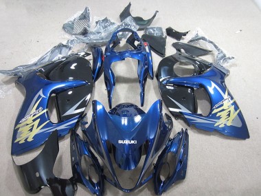 Affordable 2008-2019 Blue White Gold Decal Suzuki GSXR1300 Hayabusa Motorbike Fairing UK