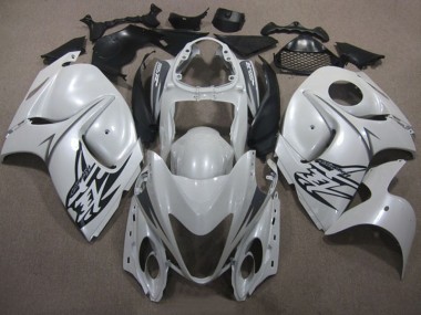 Affordable 2008-2019 White Black Suzuki GSXR1300 Hayabusa Motorcycle Replacement Fairings UK