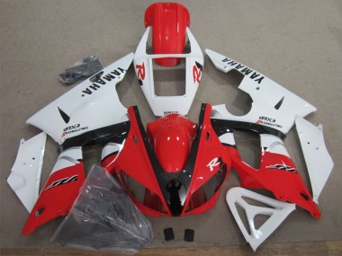 Affordable 1998-1999 Red White Black Decal Yamaha YZF R1 Bike Fairing UK