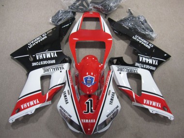 Affordable 1998-1999 Red White Black 50 Yamaha YZF R1 Replacement Motorcycle Fairings UK