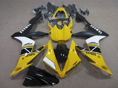Affordable 2004-2006 Yellow White Black Yamaha YZF R1 Replacement Motorcycle Fairings UK