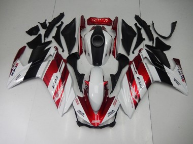 Affordable 2015-2022 Black Red White Yamaha YZF R3 Motorcycle Fairings UK