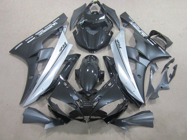 Affordable 2006-2007 Silver Black Yamaha YZF R6 Replacement Fairings UK