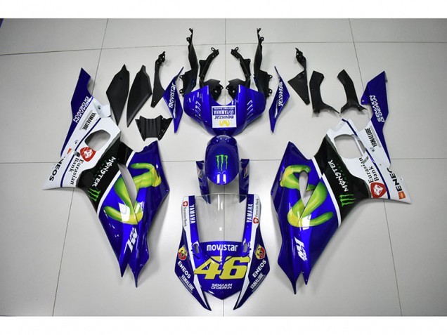 Affordable 2017-2021 Monster Blue Movistar 46 Yamaha YZF R6 Motorcycle Bodywork UK Affordable 2017-2021 Monster Blue Movistar 46 Yamaha YZF R6 Motorcycle Bodywork UK